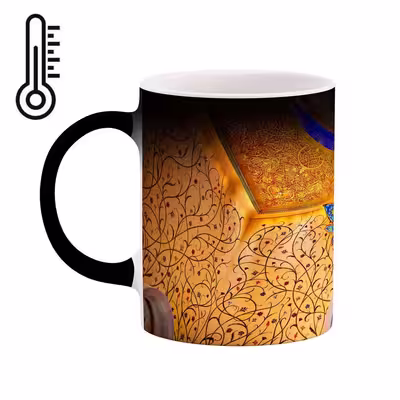 ماگ حرارتی کاکتی طرح لوستر مدل mgh15295
