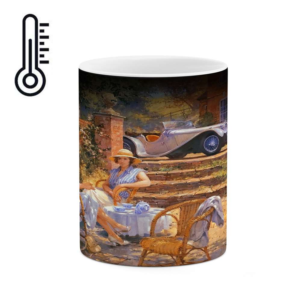 ماگ حرارتی کاکتی طرح نقاشی مدل mgh13831