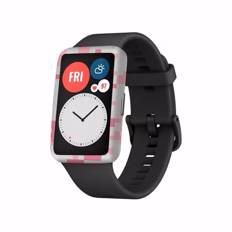 برچسب ماهوت طرح Army-Pink-pixel مناسب برای ساعت هوشمند هوآوی Watch Fit | کالا برتری
