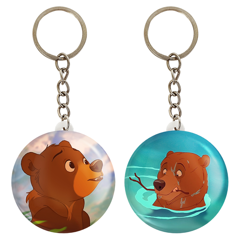 جاکلیدی خندالو مدل انیمیشن خرس برادر کد 1371313719 مجموعه 2 عددی