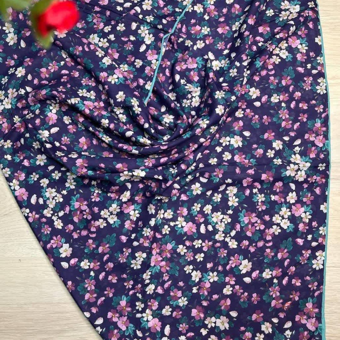 روسری گل بنفشه