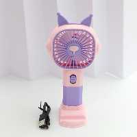 پنکه دستی شارژی دو رنگ گوش خرگوشی 36644