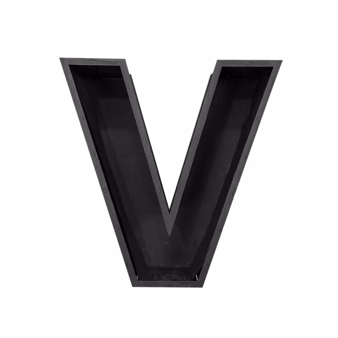 باکس گل مدل حرف V
