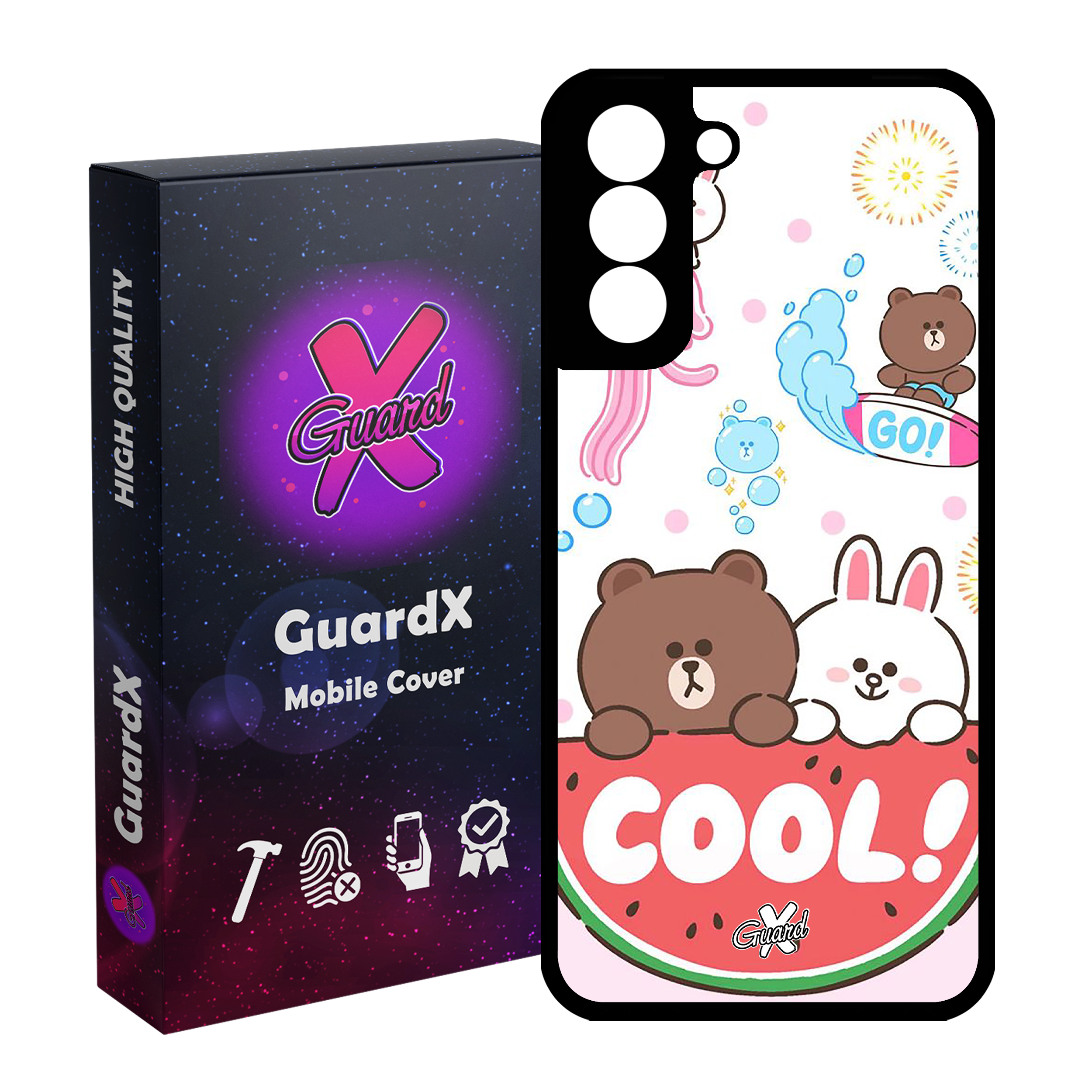 کاور گارد ایکس طرح Cool مدل Glass10071 مناسب برای گوشی موبایل سامسونگ Galaxy S21