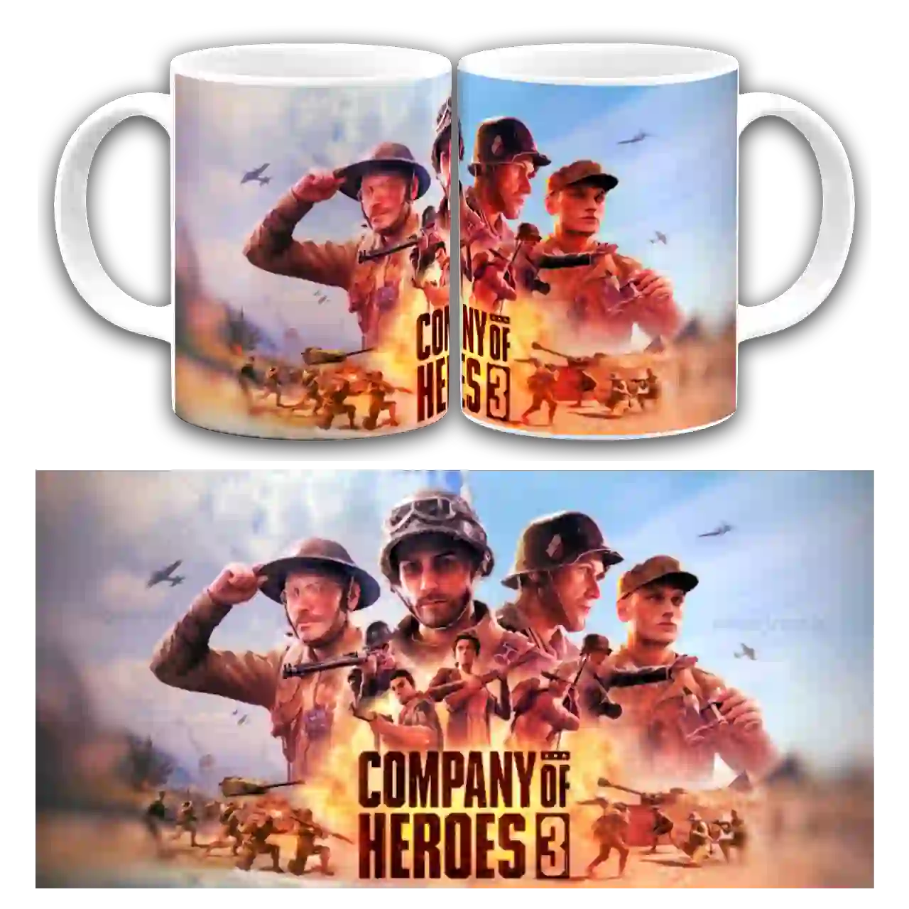 ماگ گیم company of heroes مدل O1