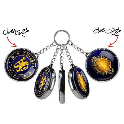 جاکلیدی خندالو طرح باشگاه چلسی مدل دوطرفه کد 20492104