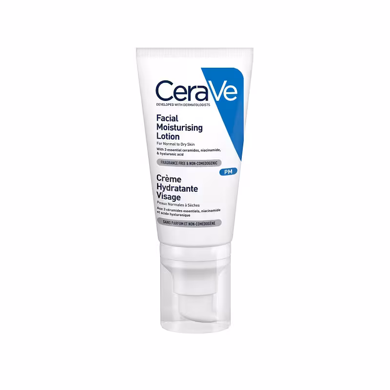 ضدآفتاب و مرطوب کننده سراوی Cerave حجم 52 میل | حاوی سرامید، نیاسینامید، هیالورونیک اسید | فروشگاه ارس ترک