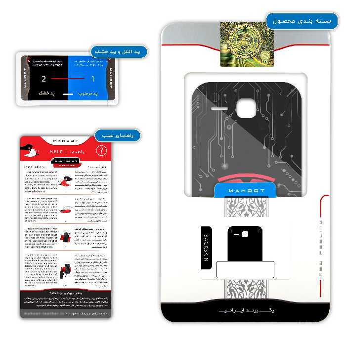 برچسب پوششی ماهوت مدل TESLA-Motors مناسب برای گوشی موبایل هوآوی Ascend Y600