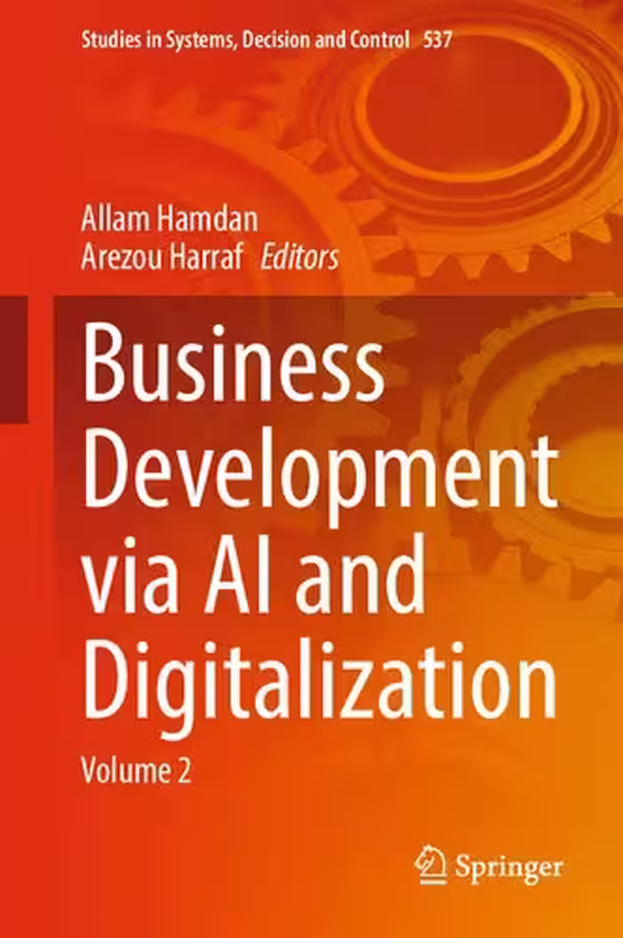 خرید و دانلود نسخه کامل کتاب Business Development via AI and Digitalization
