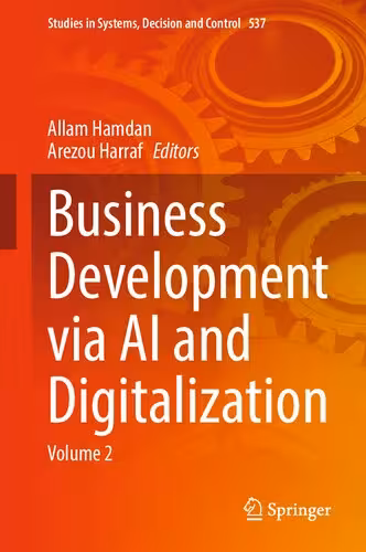 خرید و دانلود نسخه کامل کتاب Business Development via AI and Digitalization