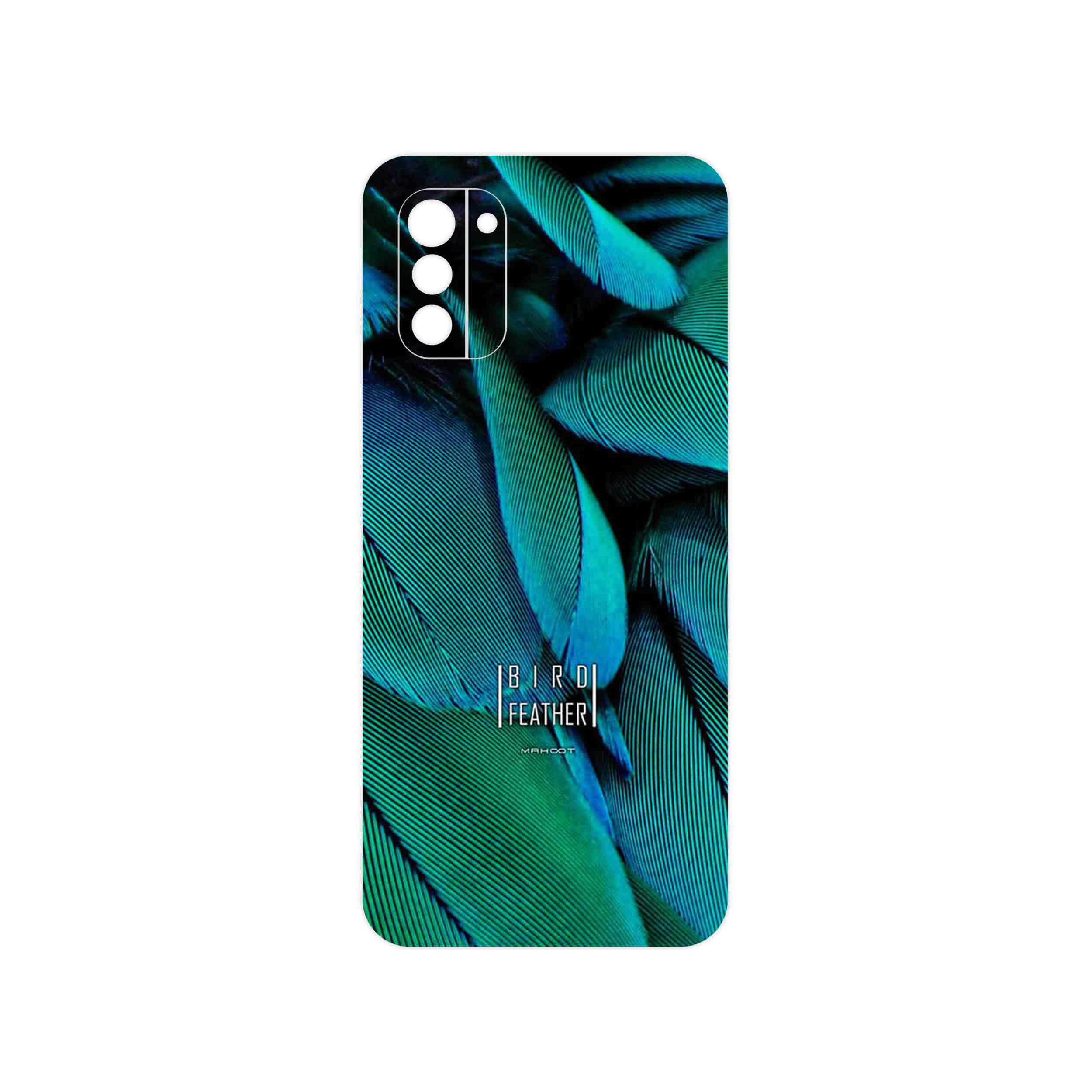 برچسب پوششی ماهوت مدل Green Feather مناسب برای گوشی موبایل نوکیا G21