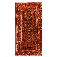 فرش دستبافت سه و نیم متری مدل نقشه بلوچ  کد 33.1861