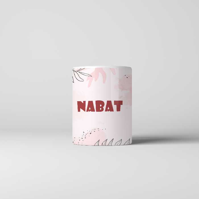 ماگ طرح اسم نبات مدل برگ کد 314