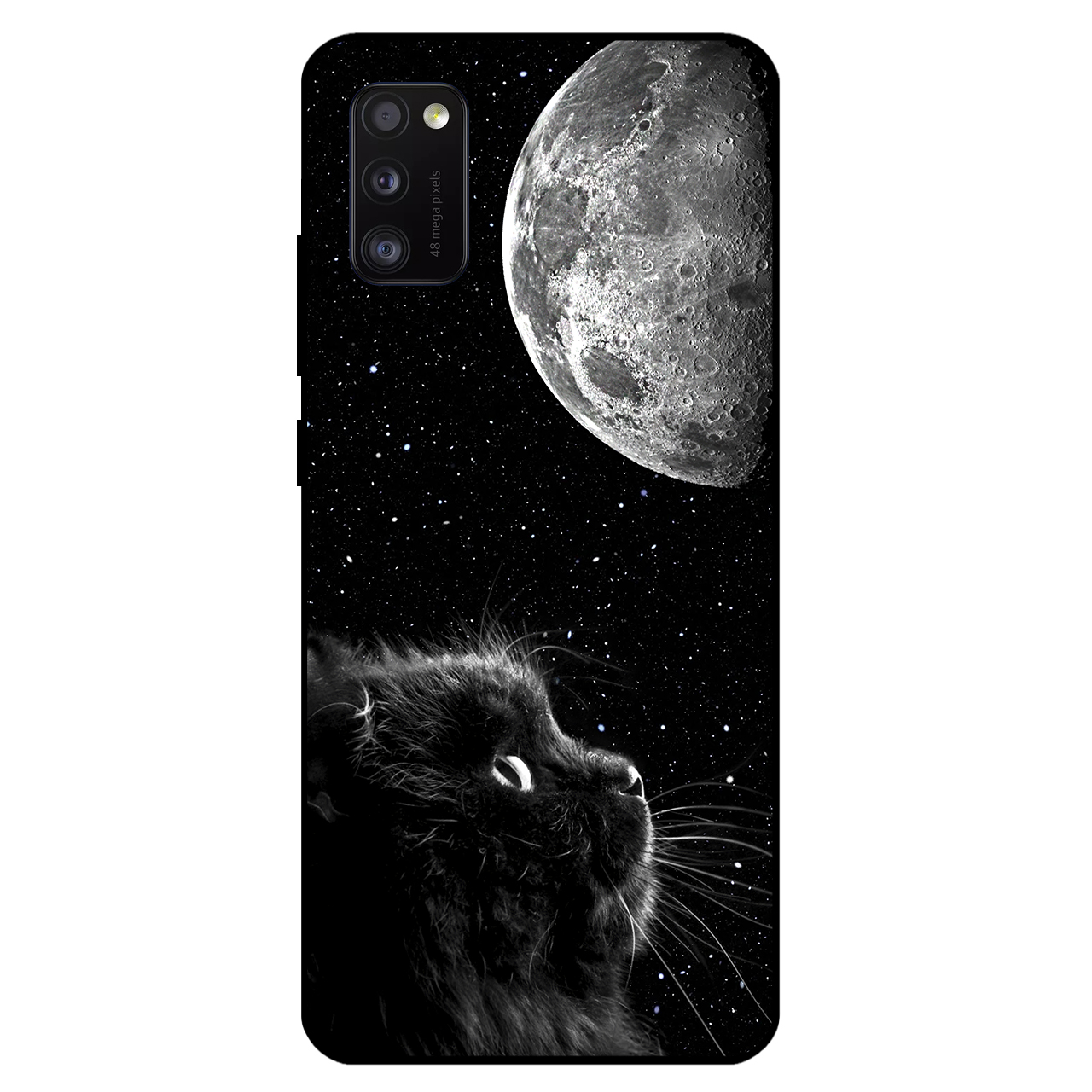 کاور مگافون طرح گربه مدل 1882 مناسب برای گوشی موبایل سامسونگ Galaxy A41