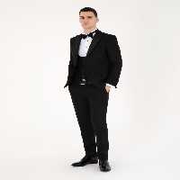 کت و شلوار مردانه مشکی پیرکاردین - فروشگاه لباس شهرمون