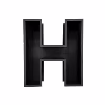 باکس گل مدل حرف H