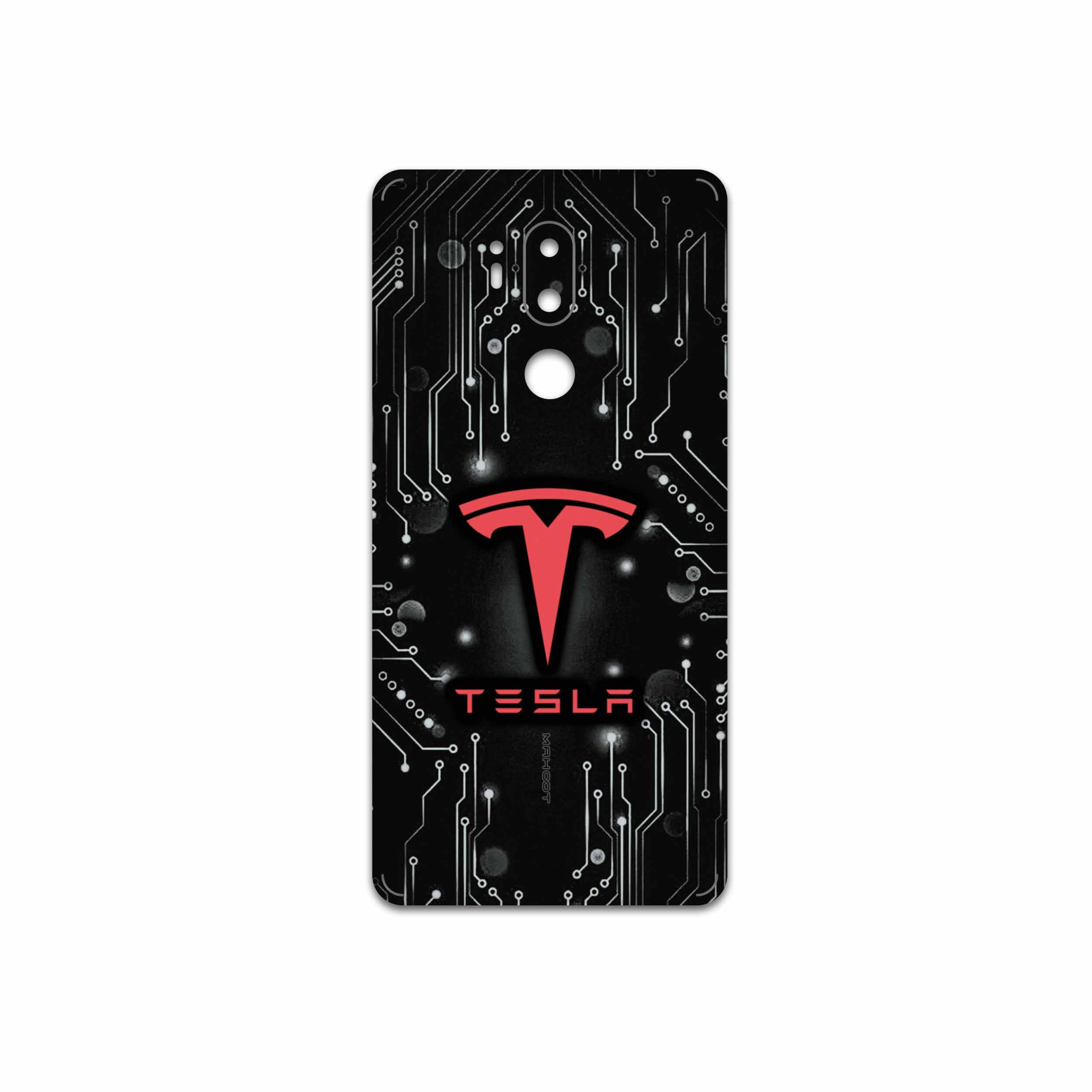 برچسب پوششی ماهوت مدل TESLA مناسب برای گوشی موبایل ال جی G7 PLUS THINQ