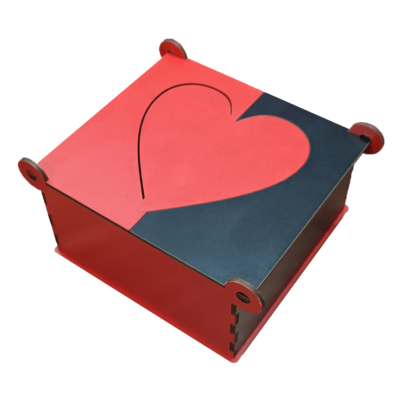 جعبه هدیه طرح قلب مدل SH105