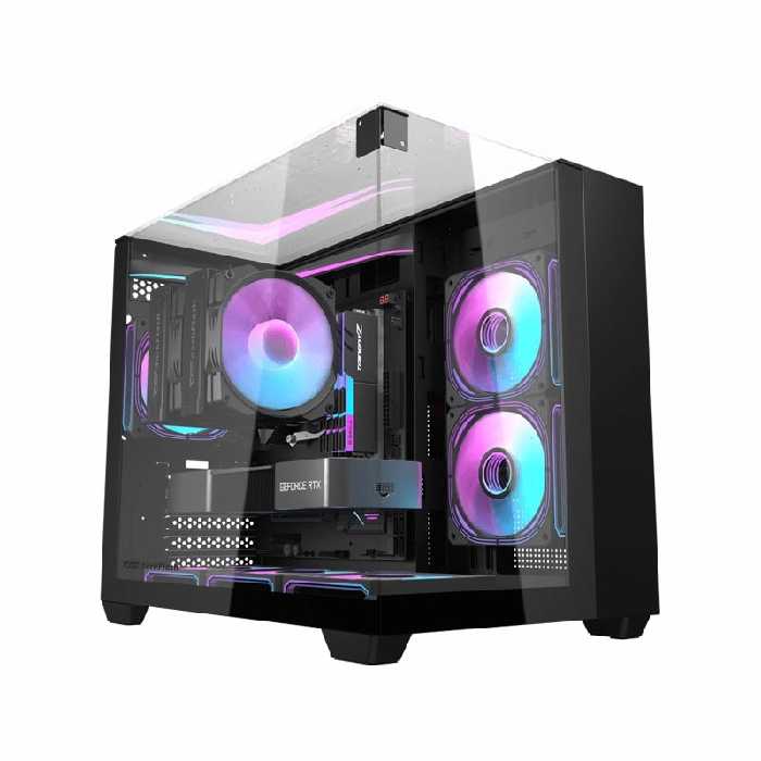 کیس کامپیوتر دارک فلش مدل TH285M M-ATX