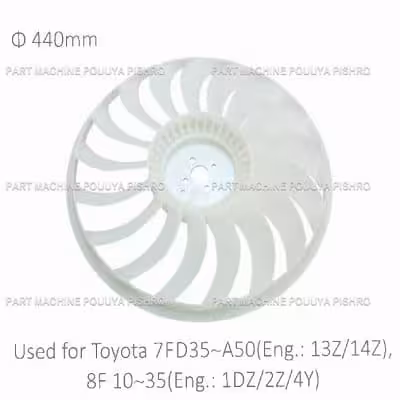 پروانه موتور لیفتراک تویوتا مدل Toyota 7FD35~A50(Eng.:13Z/14Z) , 8F 10~35 Eng.:1DZ/2Z/4Y
