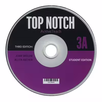 کتاب Top Notch Third Edition اثر Joan Saslow &amp; Allen Ascher انتشارات Longman, Pearson چهار جلدی