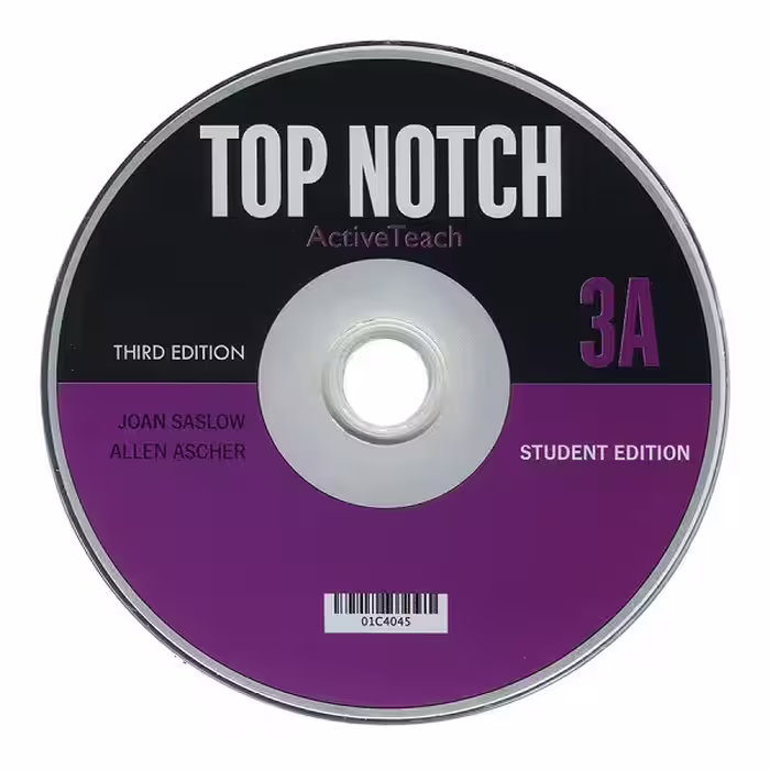 کتاب Top Notch Third Edition اثر Joan Saslow &amp; Allen Ascher انتشارات Longman, Pearson چهار جلدی