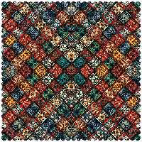 رومیزی رنس مدل T1-42078 سایز 90x95 سانتی متر