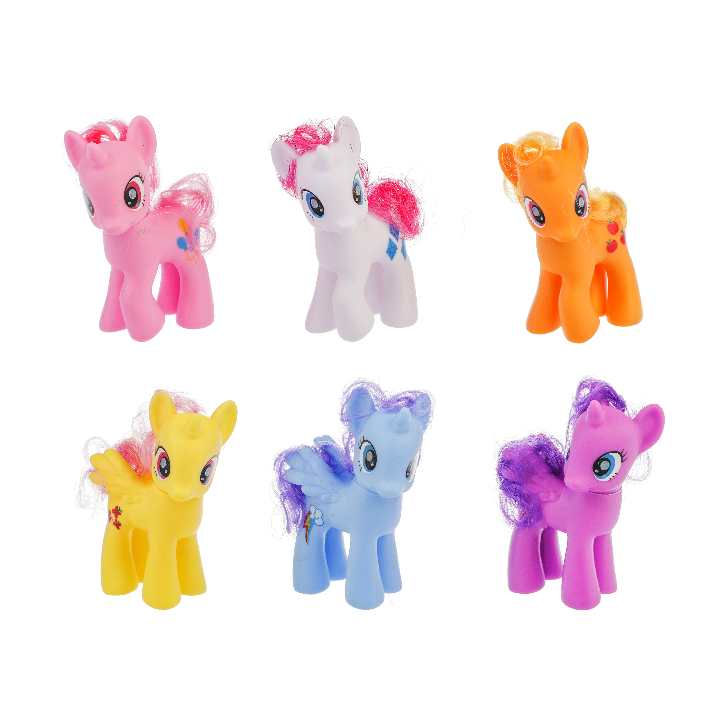 اسباب بازی مدل اسب تک شاخ مجموعه 6 عددی 