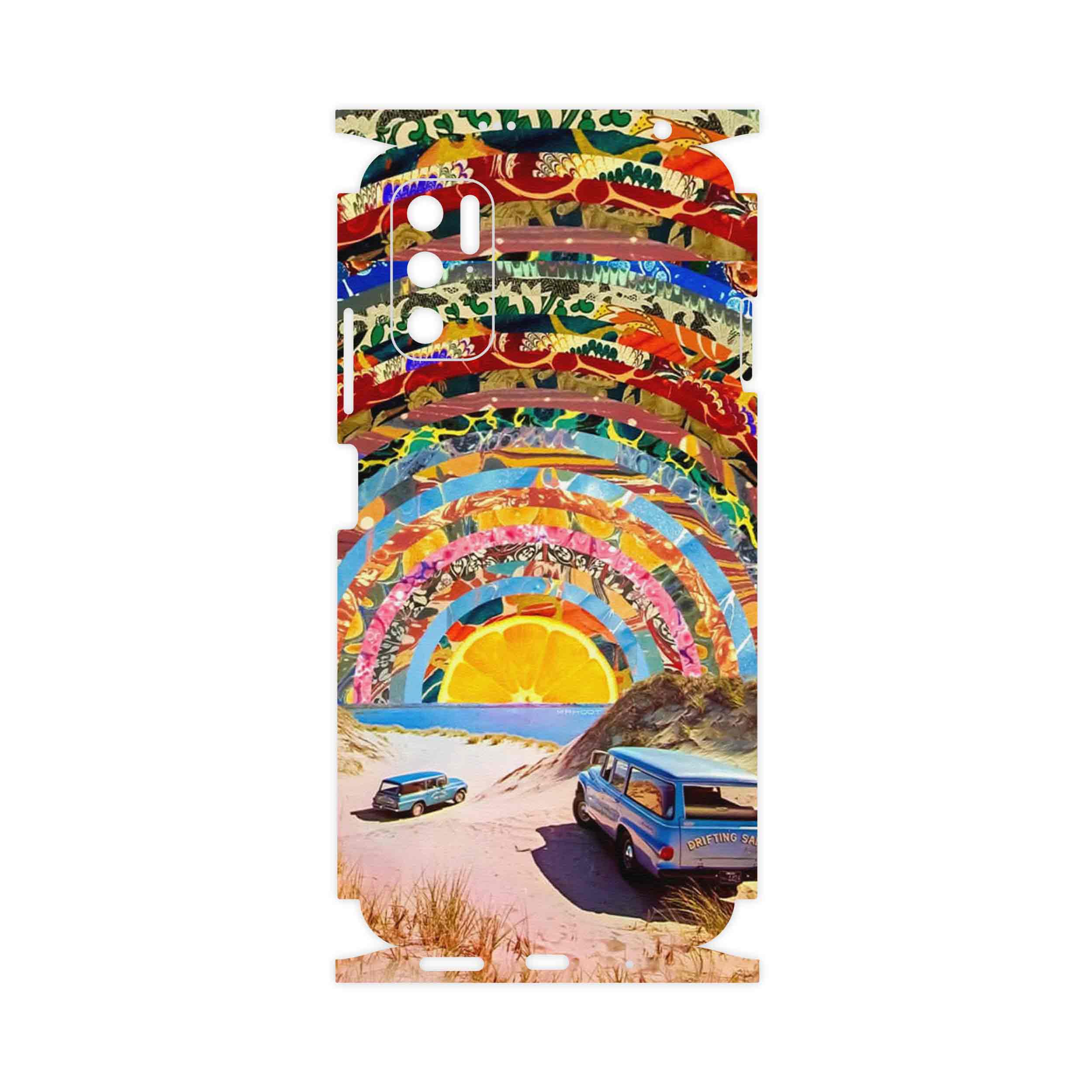 برچسب پوششی ماهوت مدل Collage of Orange Sky-FullSkin مناسب برای گوشی موبایل شیائومی Redmi Note 11SE