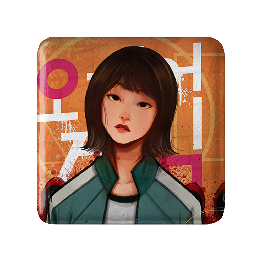 پیکسل خندالو مدل جی یونگ بازی مرکب Squid Game کد 10829