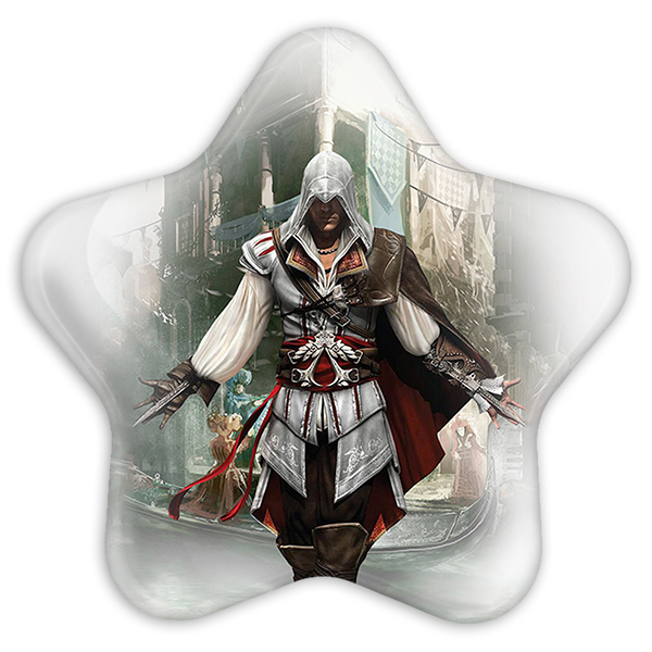 پیکسل خندالو طرح اساسینز کرید مدل ستاره ای کد 4980