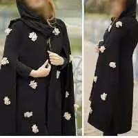 پانچ غزاله کرپ اسکاچی مشکی رنگ ارسال رایگان حراااااج