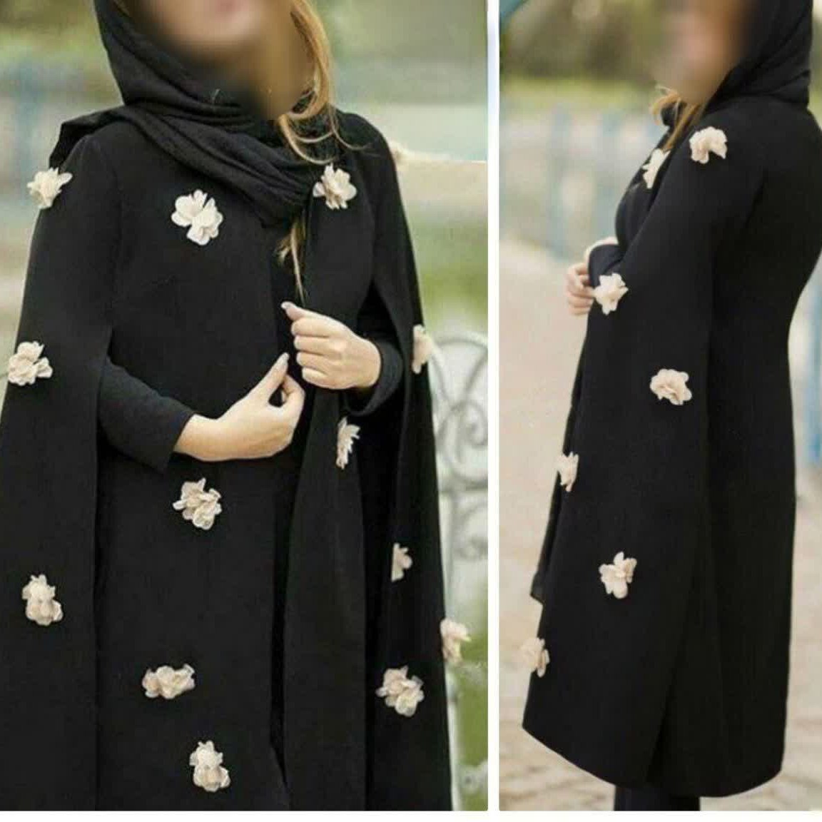 پانچ غزاله کرپ اسکاچی مشکی رنگ ارسال رایگان حراااااج