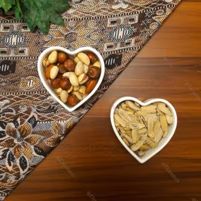 پیاله کوچک طرح قلب مجموعه 6 عددی