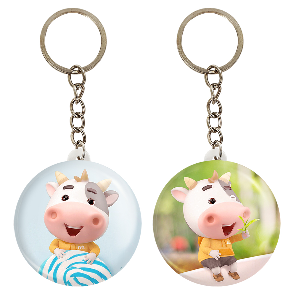 جاکلیدی خندالو مدل گاو کد 34013402 مجموعه 2 عددی