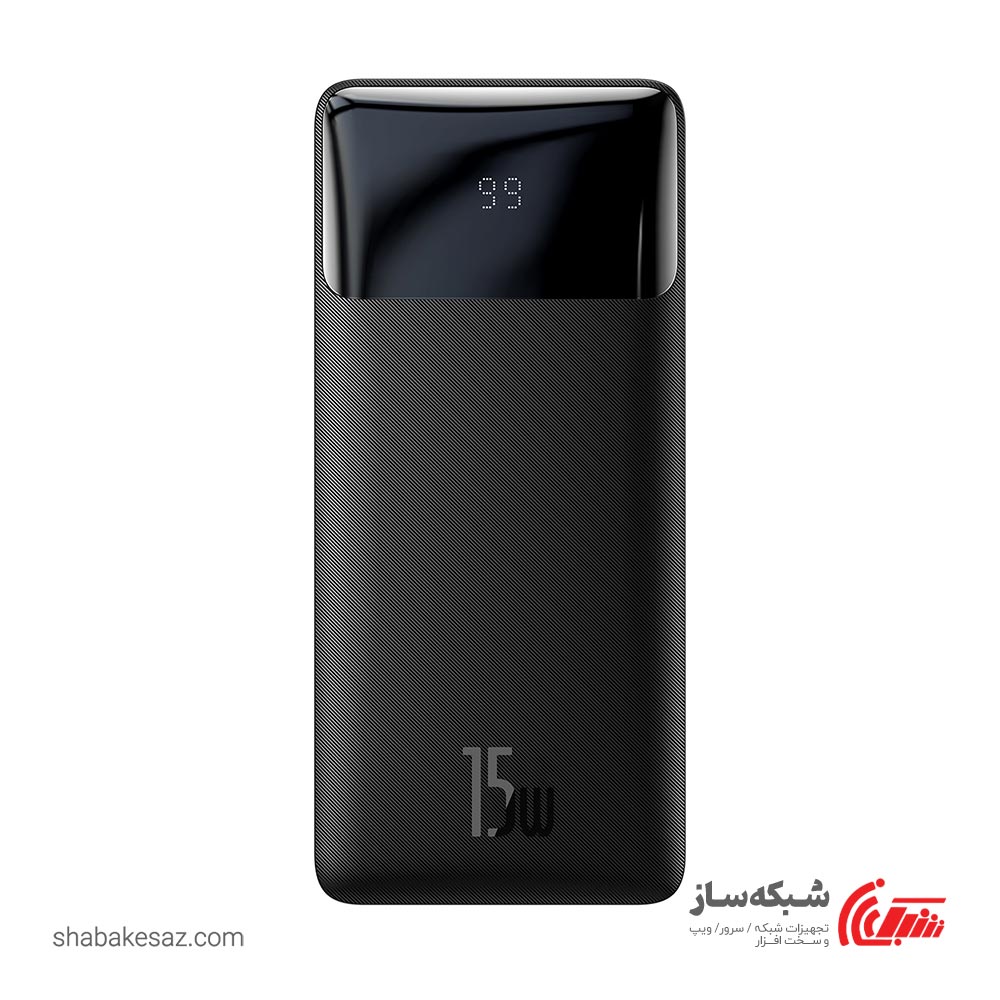 قیمت و خرید شارژر همراه 20000mAh باسئوس Baseus Bipow - شبکه ساز