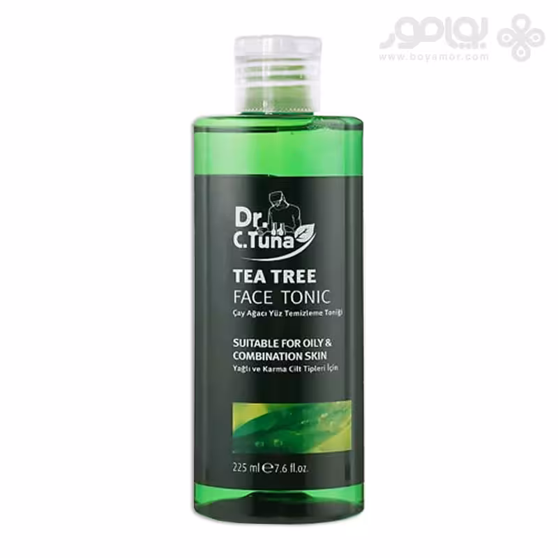 تونر پوست چرب دکتر تونا فارماسی مدل TEA TREE حجم 225 میل