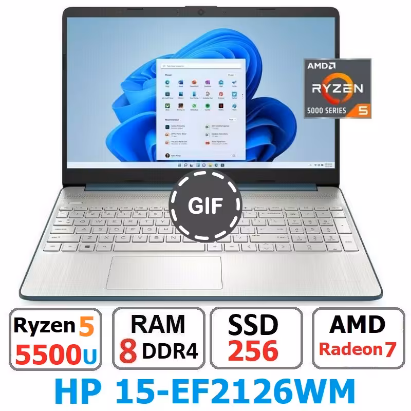 لپ تاپ HP-EF2126WM با پردازنده Ryzen 5 5500U