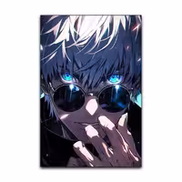 تابلو شاسی گوفی انیمه جوجوتسو کایزن مدل گوجو ساتورو Gojo Satoru Jujutsu Kaisen Anime کد GLAS45 | دنیای قاب