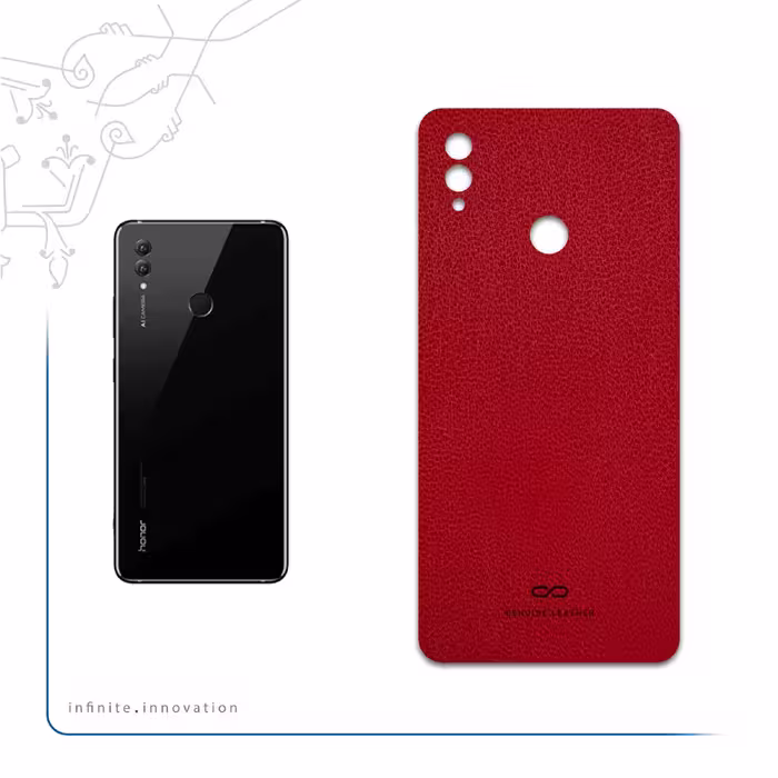 برچسب پوششی ماهوت مدل Leather مناسب برای گوشی موبایل آنر Note 10