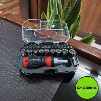 ست پیچ گوشتی جغجغه ای 41 پارچه صنعتی وایزآپ WISEUP با گارانتی ،پیچ گوشتی ساعتی،بکس پیچگوشتی