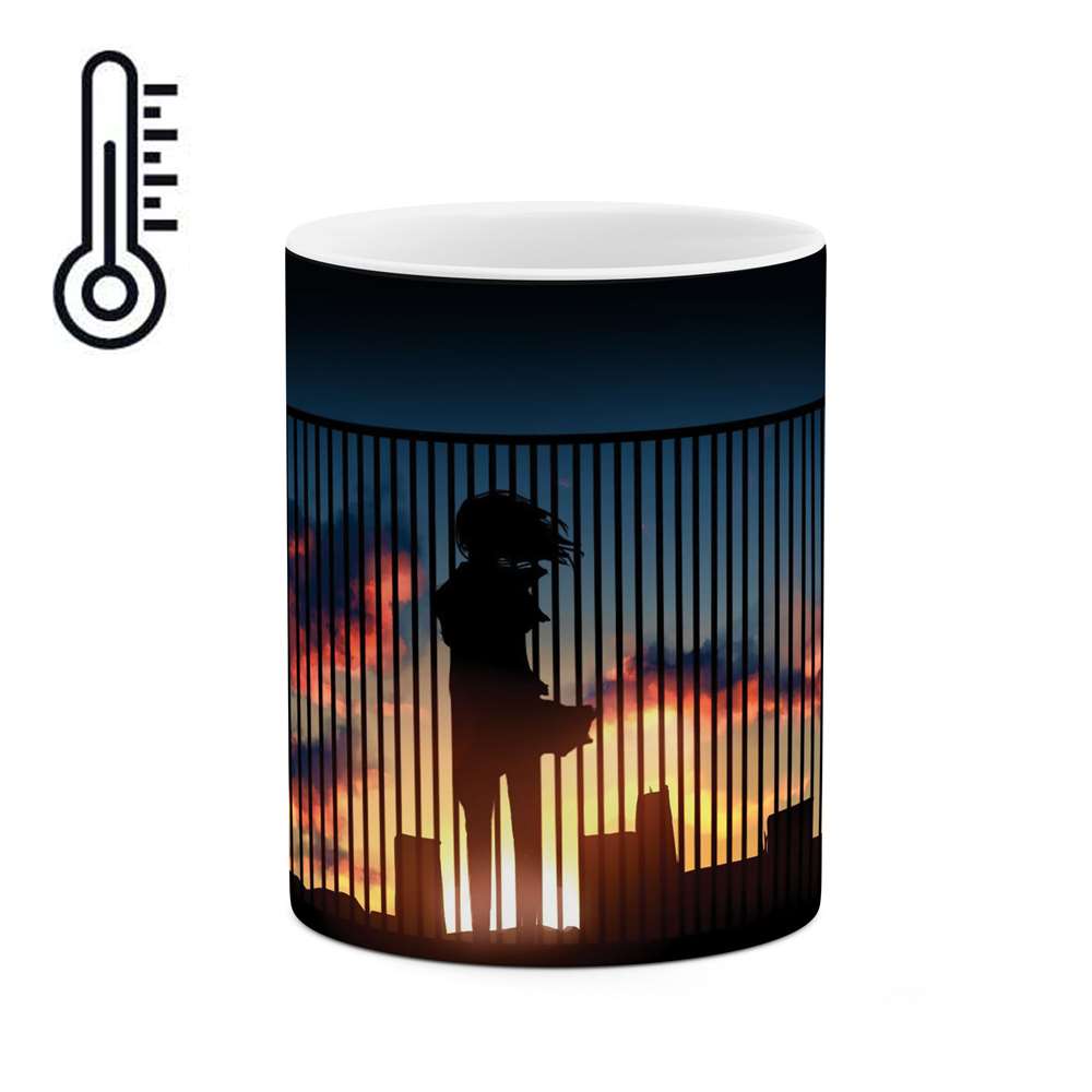 ماگ حرارتی طرح دختر مدل mgph01937