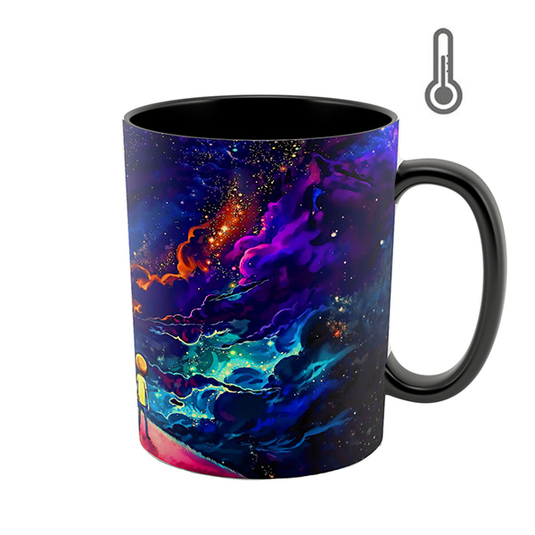 ماگ حرارتی مدل آسمان ابری زیبا ریک و مورتی Rick and Morty