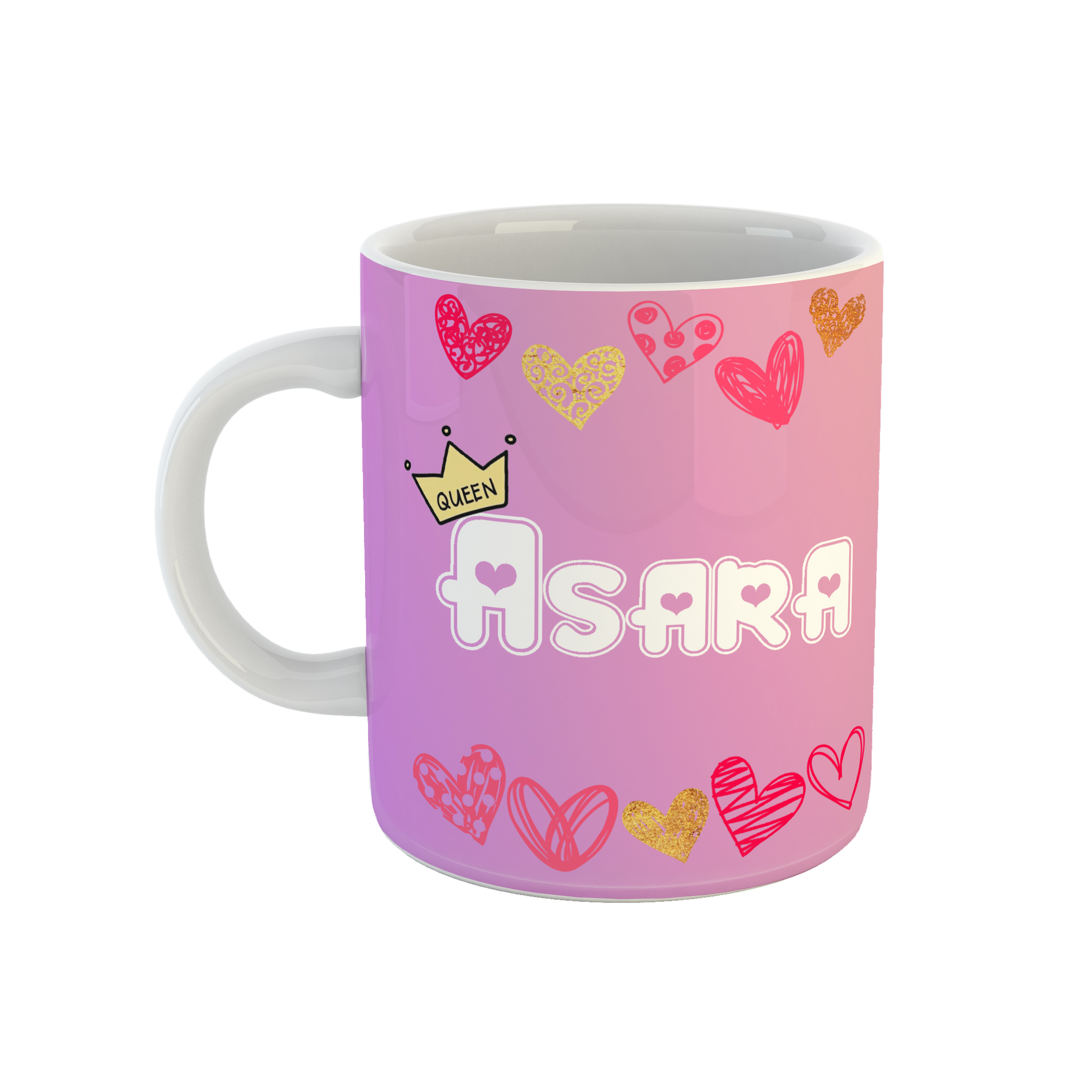 ماگ طرح تک شاخ مدل اسرا