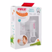 داروخوری سرنگی نوزادی فارلین امریکا با سر نرم ژله ای ومحفظه مدرج   farlin multipurpose Doctor j