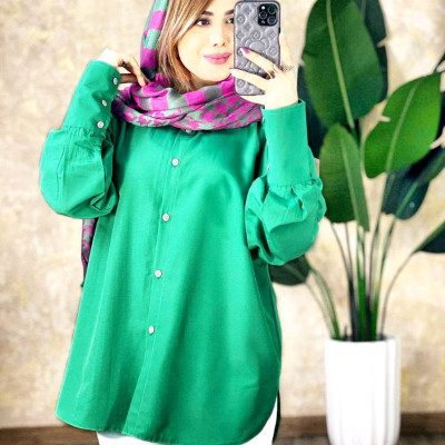 شومیز آستین سه دکمه