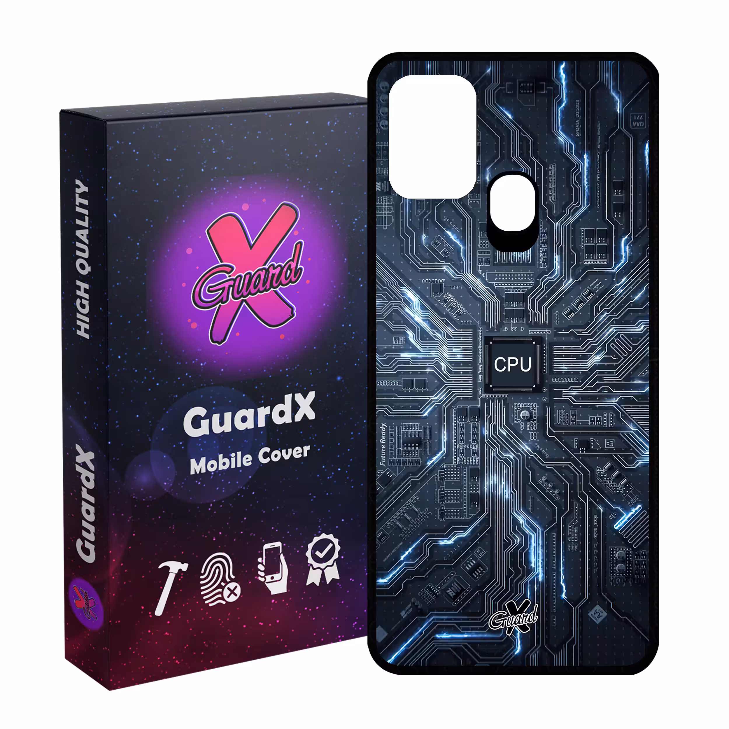 کاور گارد ایکس طرح CPU مدل Glass10504 مناسب برای گوشی موبایل سامسونگ Galaxy M31 / M31 Prime / F41