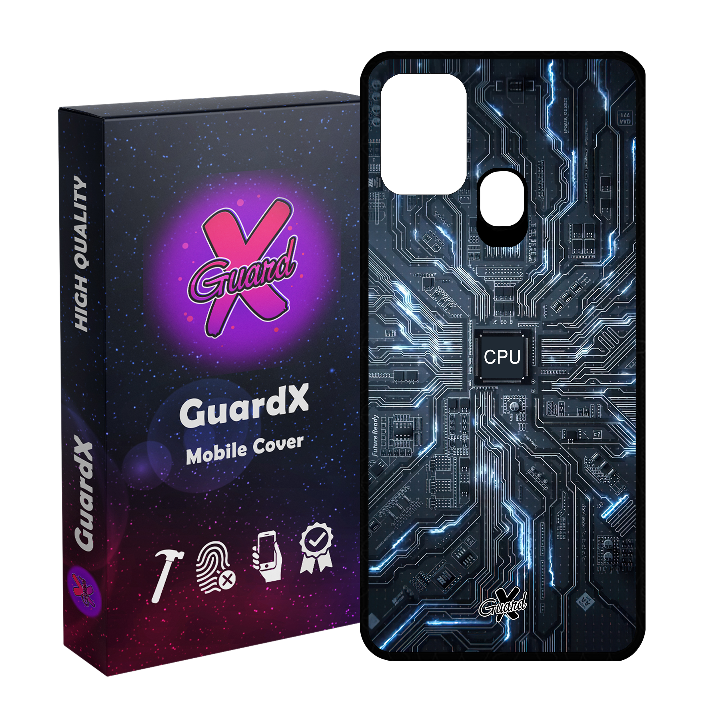 کاور گارد ایکس طرح CPU مدل Glass10504 مناسب برای گوشی موبایل سامسونگ Galaxy M31 / M31 Prime / F41