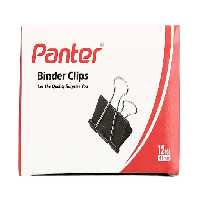 گیره دوبل مشکی پنتر41 میل بسته ای