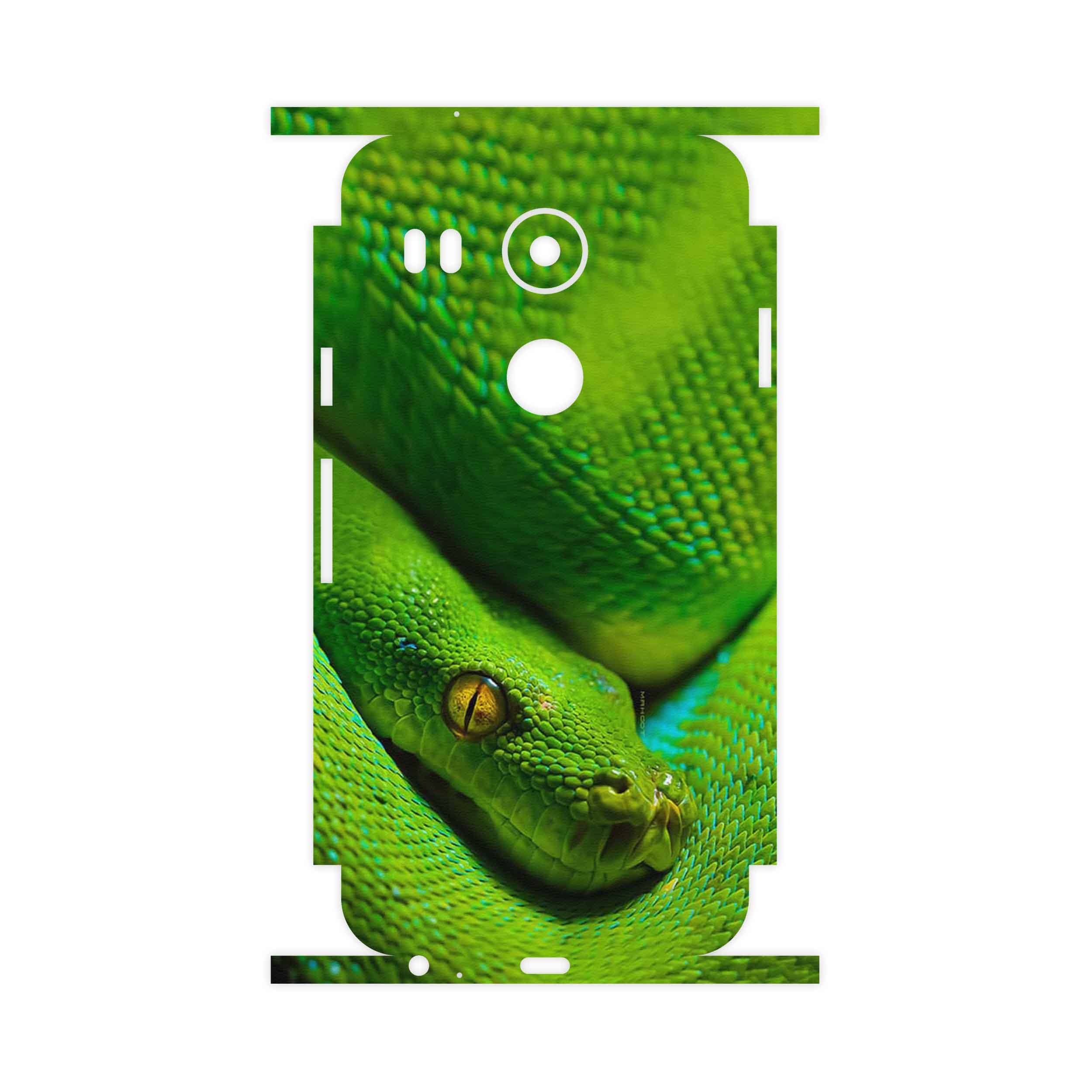 برچسب پوششی ماهوت مدل Snake-FullSkin مناسب برای گوشی موبایل گوگل Nexus 5X